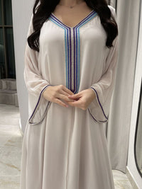 2 Pc Chiffon Handmade Embroidery