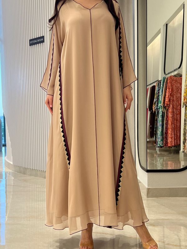 تطريز آلي من الشيفون