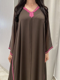 2 Pc Chiffon Handmade Embroidery