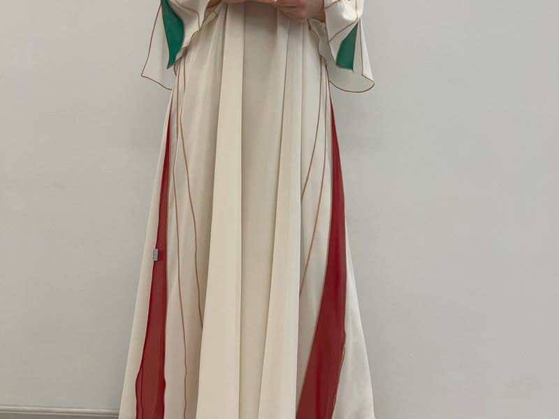 2 pc Chiffon Dress
