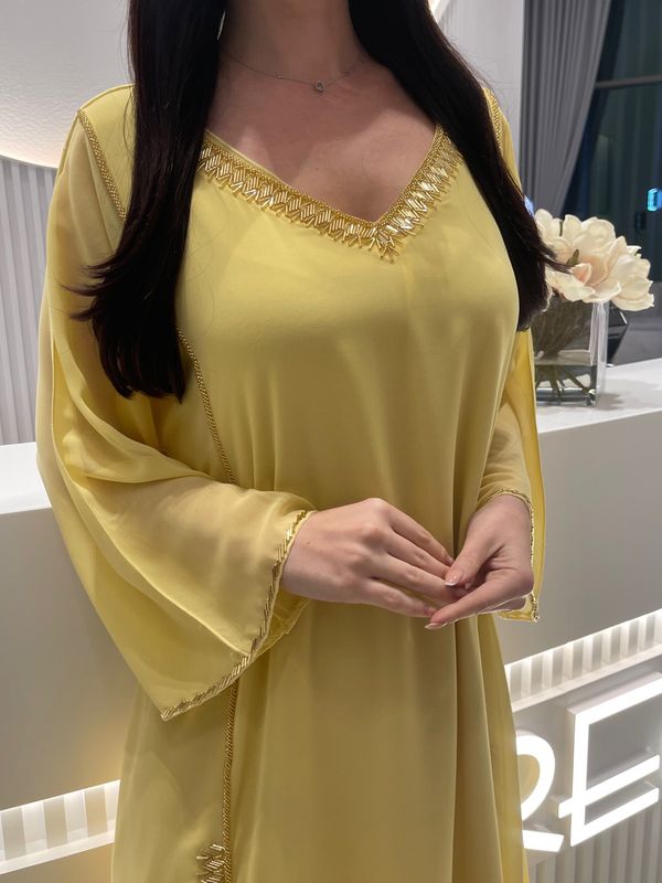 2 Pc Chiffon Handmade Embroidery