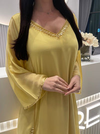 2 Pc Chiffon Handmade Embroidery