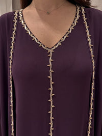 2 Pc Chiffon Handmade Embroidery
