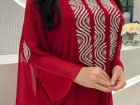 2 Pc Chiffon Handmade Embroidery