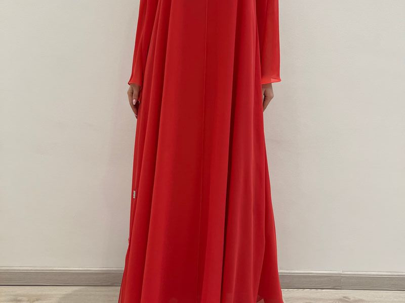 2 Pc Chiffon Handmade Embroidery