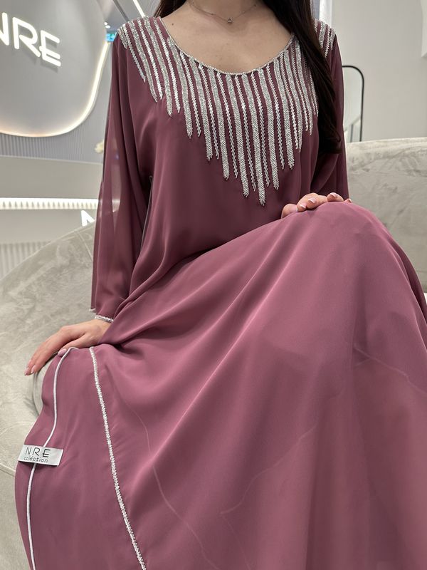 2 Pc Chiffon Handmade Embroidery