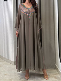 تطريز آلي من الشيفون