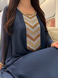 2 Pc Chiffon Handmade Embroidery