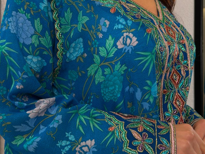 Pure silk linen Embroidery