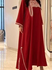 فستان من الكريب الحريري