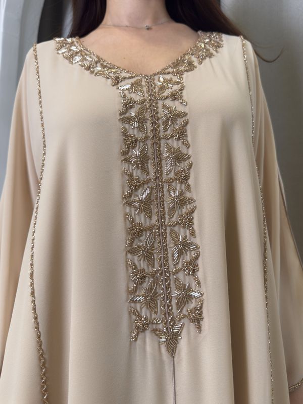2 Pc Chiffon Handmade Embroidery