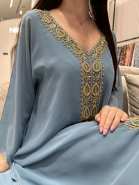 2 Pc Chiffon Handmade Embroidery