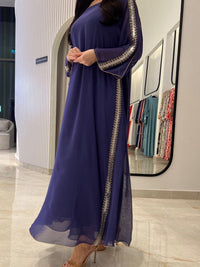 2 Pc Chiffon Handmade Embroidery