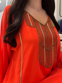 2 Pc Chiffon Handmade Embroidery