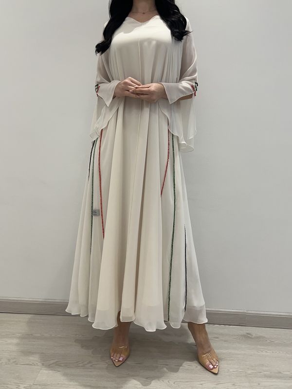 2 pc Chiffon Dress