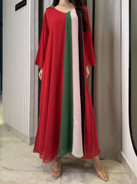 2 pc Chiffon Dress