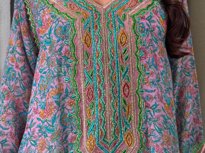 Pure silk linen Embroidery