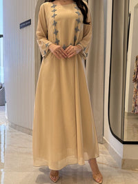2 Pc Chiffon Handmade Embroidery