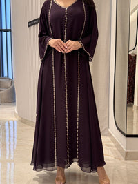 2 Pc Chiffon Handmade Embroidery