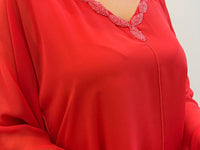 2 Pc Chiffon Handmade Embroidery