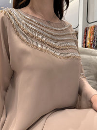 2 Pc Chiffon Handmade Embroidery