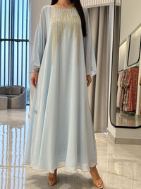 2 Pc Chiffon Handmade Embroidery