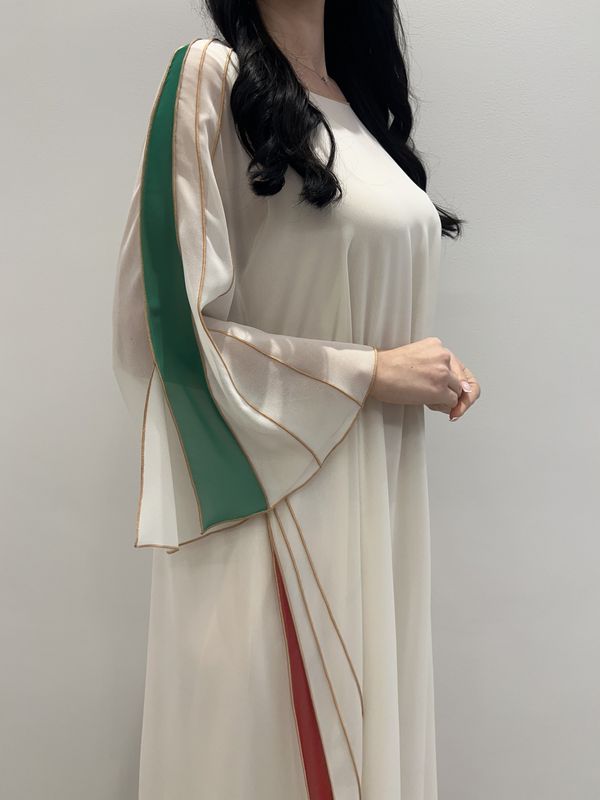 2 pc Chiffon Dress