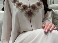 2 Pc Chiffon Handmade Embroidery