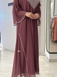2 Pc Chiffon Handmade Embroidery