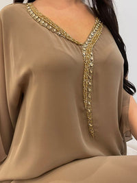 2 Pc Chiffon Handmade Embroidery