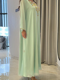 2 Pc Chiffon Handmade Embroidery