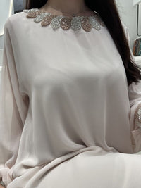 2 Pc Chiffon Handmade Embroidery