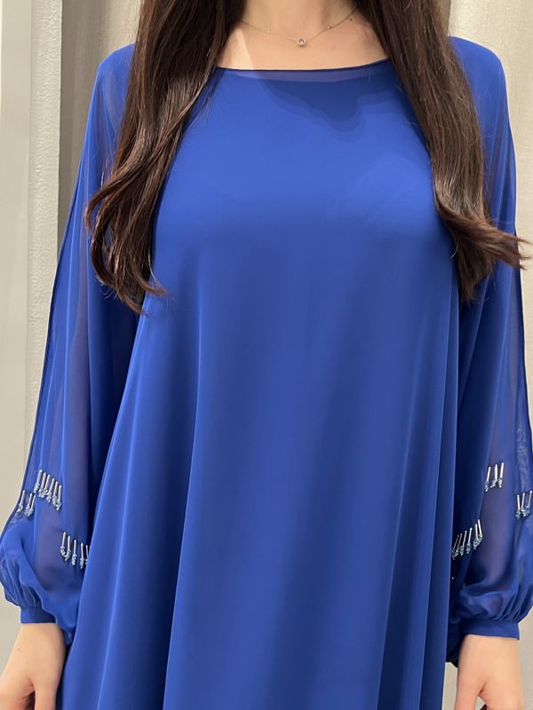 2 Pc Chiffon Handmade Embroidery