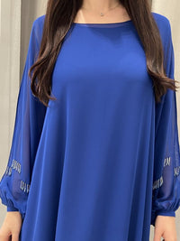 2 Pc Chiffon Handmade Embroidery