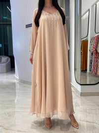 2 Pc Chiffon Handmade Embroidery