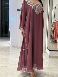 2 Pc Chiffon Handmade Embroidery