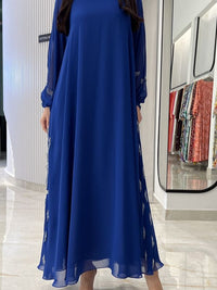 2 Pc Chiffon Handmade Embroidery