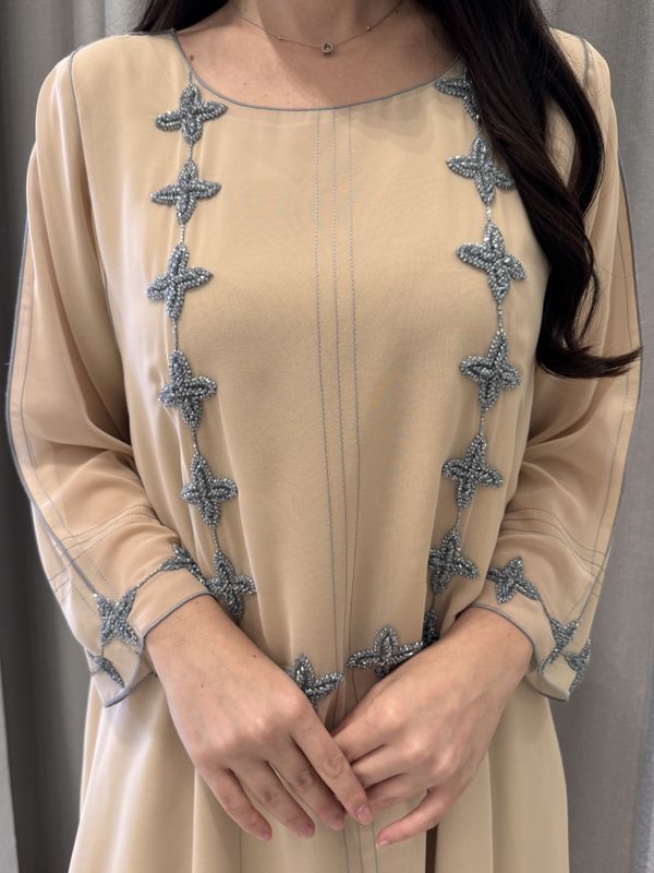 2 Pc Chiffon Handmade Embroidery
