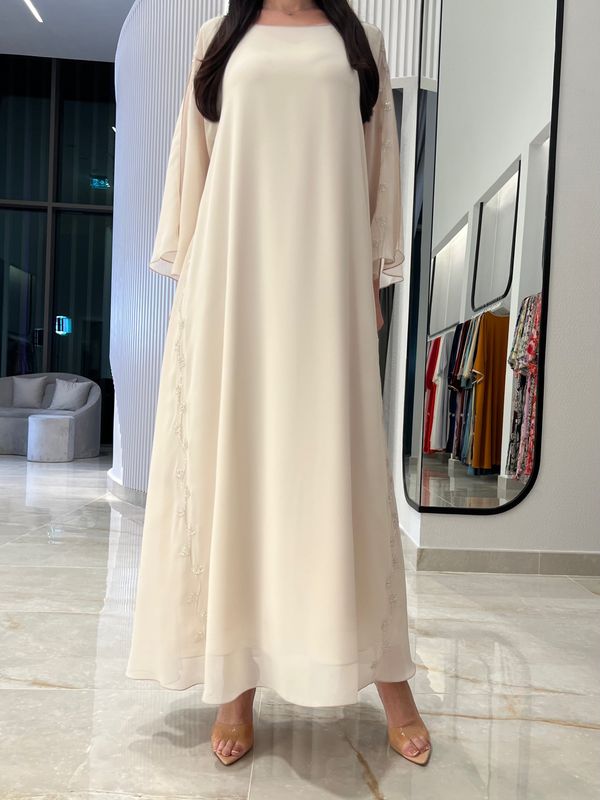 2 Pc Chiffon Handmade Embroidery