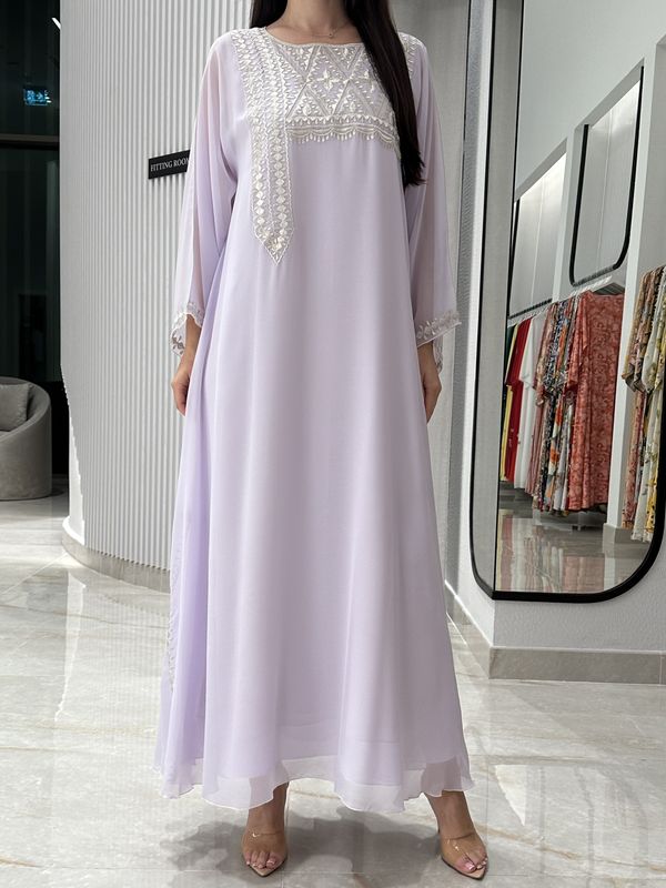 Chiffon Machine Embroidery