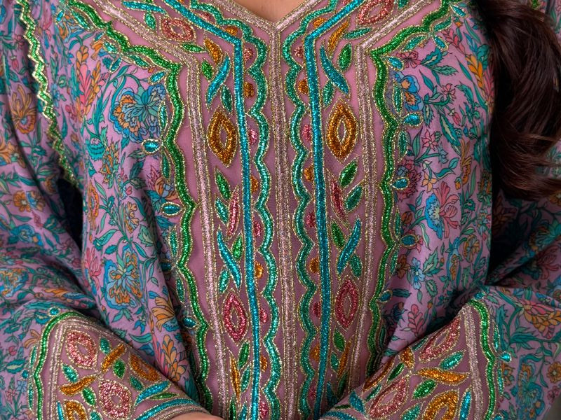 Pure silk linen Embroidery