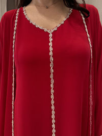 2 Pc Chiffon Handmade Embroidery
