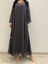 2 Pc Chiffon Handmade Embroidery