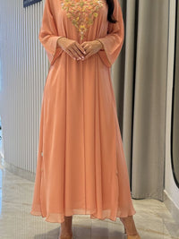 2 Pc Chiffon Handmade Embroidery