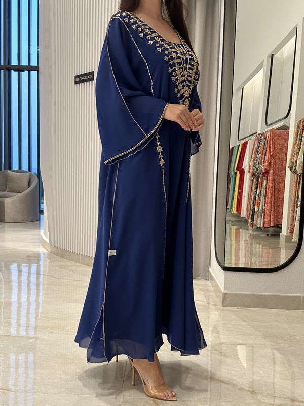2 Pc Chiffon Handmade Embroidery