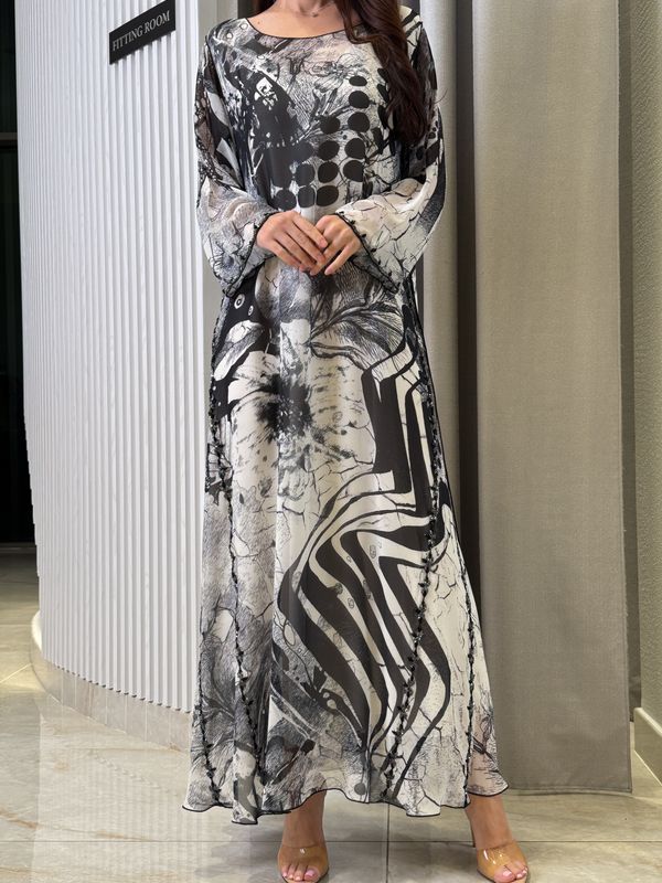 Pure Chiffon Handmade Embroidery