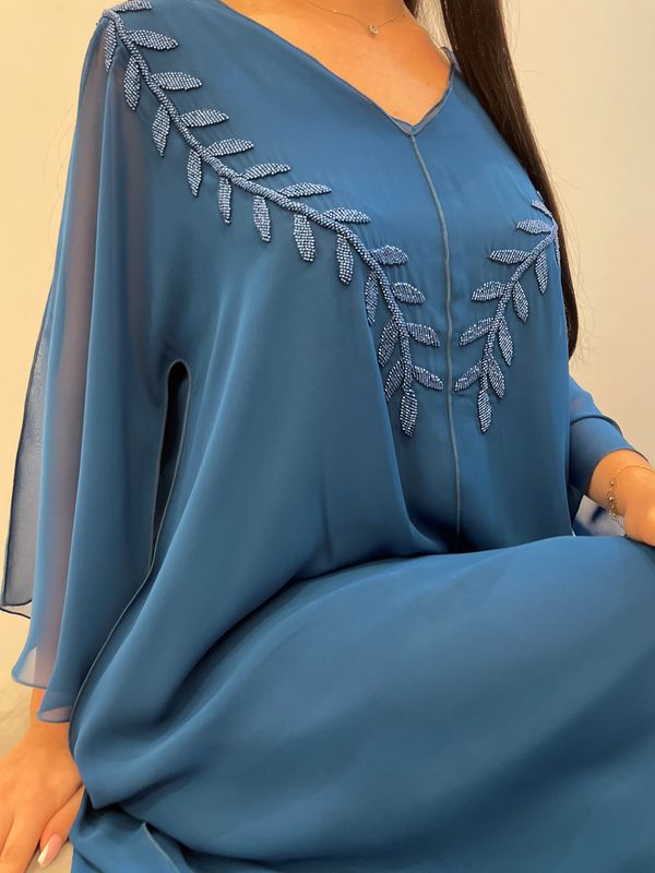 2 Pc Chiffon Handmade Embroidery