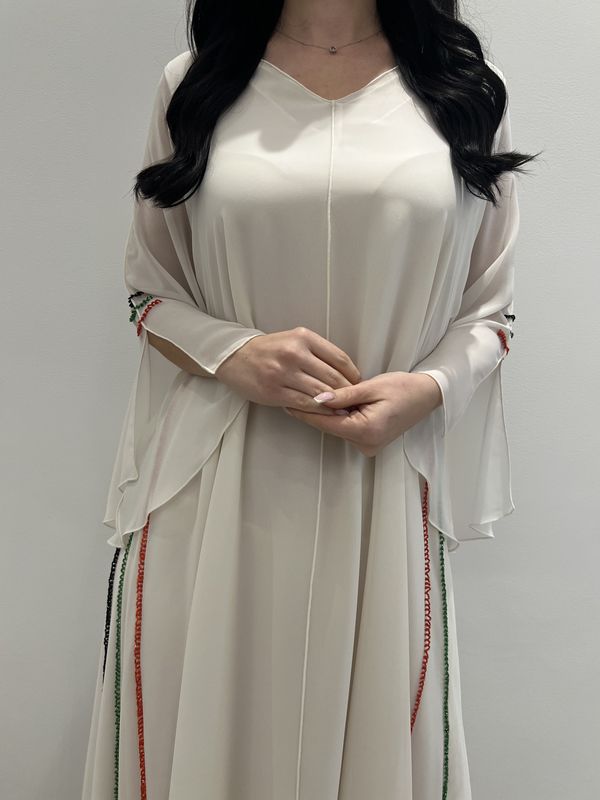 2 pc Chiffon Dress