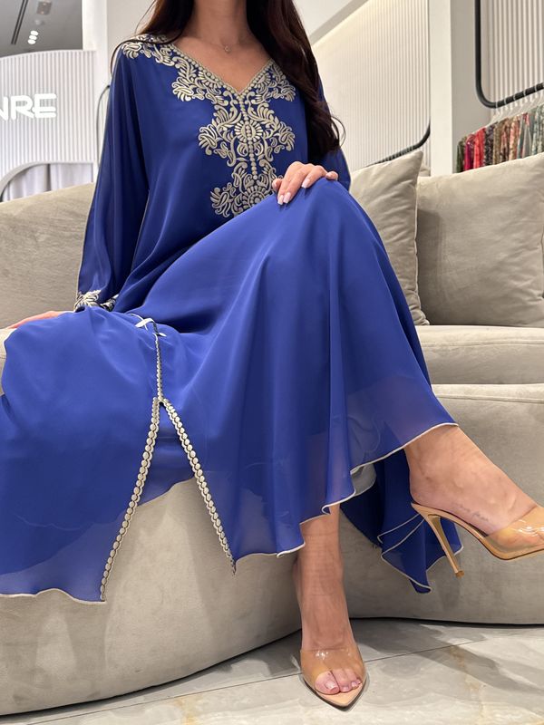تطريز آلي من الشيفون