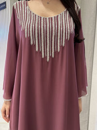 2 Pc Chiffon Handmade Embroidery